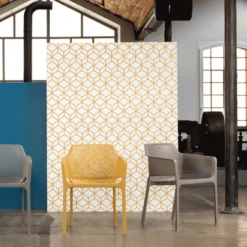 Net Fauteuil moderne empilable en polypropylène><noscript><img width=