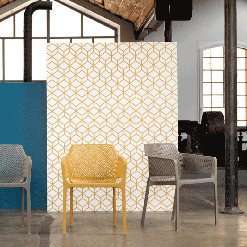 Net Fauteuil moderne empilable en polypropylène> Chaise De Cuisine|Chaise De Salle à Manger