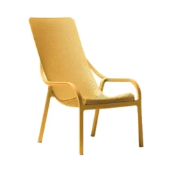 Net Lounge Fauteuil lounge design en polypropylène recyclable><noscript><img width=