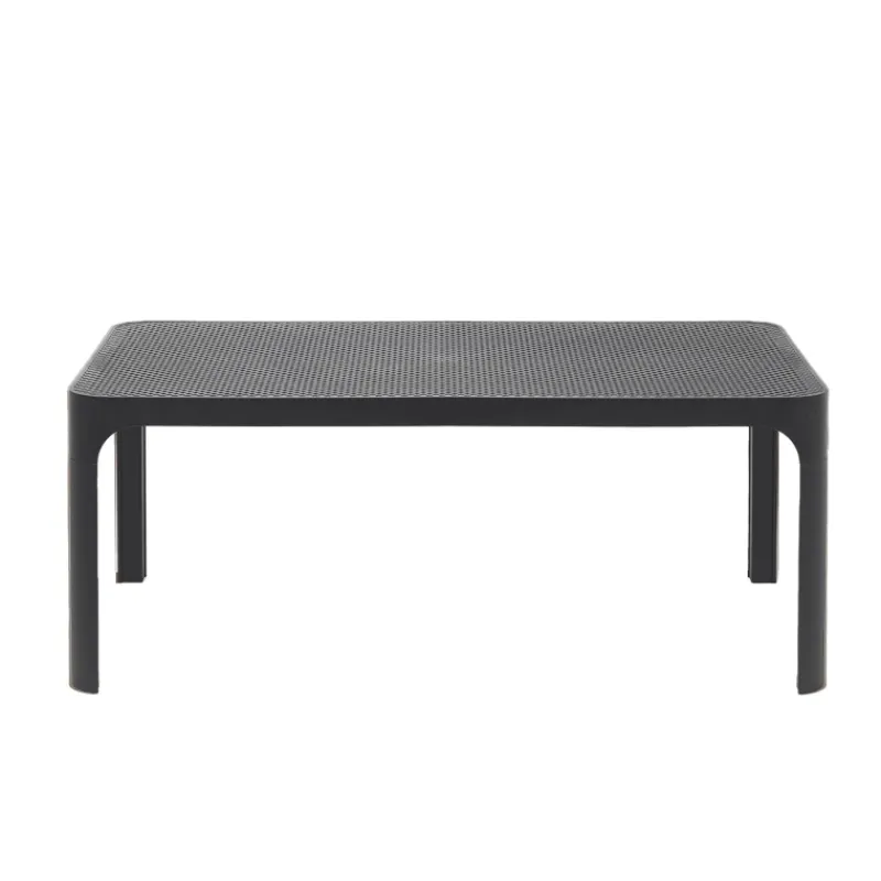 Net Table basse de jardin moderne avec plateau micro perforé 100 x 60 cm> Table De Jardin