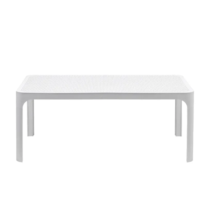 Net Table basse de jardin moderne avec plateau micro perforé 100 x 60 cm> Table De Jardin