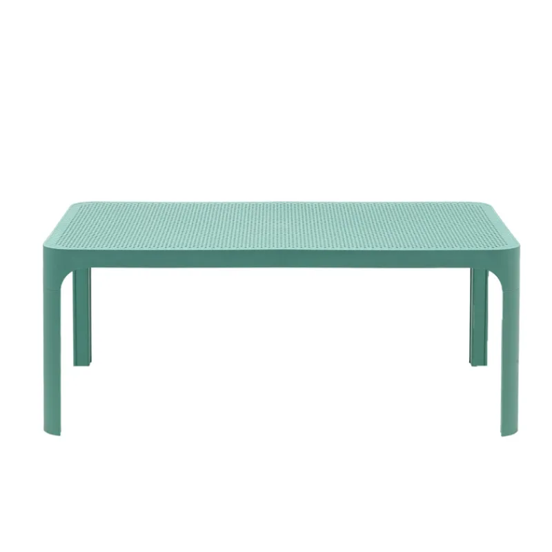 Net Table basse de jardin moderne avec plateau micro perforé 100 x 60 cm> Table De Jardin