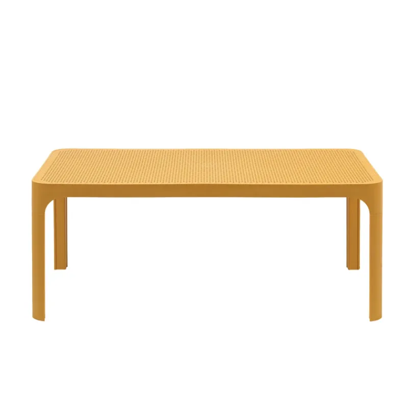 Net Table basse de jardin moderne avec plateau micro perforé 100 x 60 cm> Table De Jardin