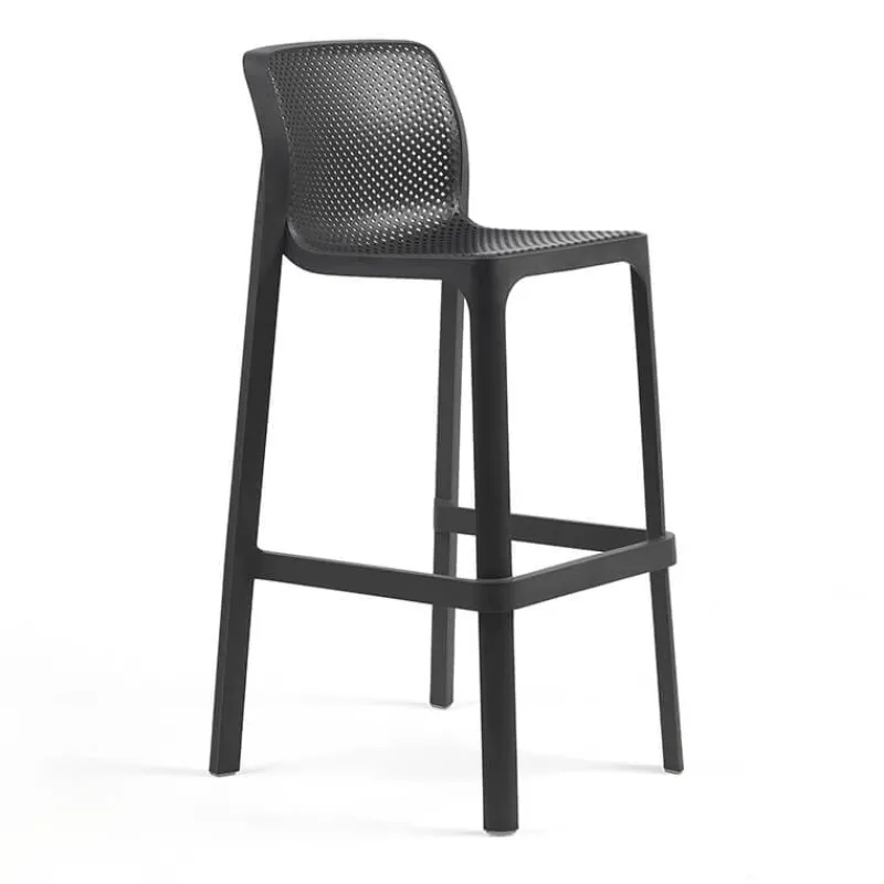 Net Tabouret haut empilable en polypropylène> Tabouret Snack (assise +/- 65 Cm)|Tabouret De Bar (assise +/- 80 Cm)