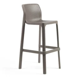 Net Tabouret haut empilable en polypropylène><noscript><img width=