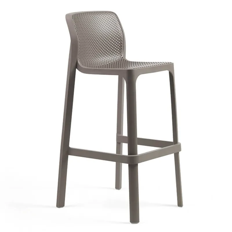 Net Tabouret haut empilable en polypropylène> Tabouret Snack (assise +/- 65 Cm)|Tabouret De Bar (assise +/- 80 Cm)