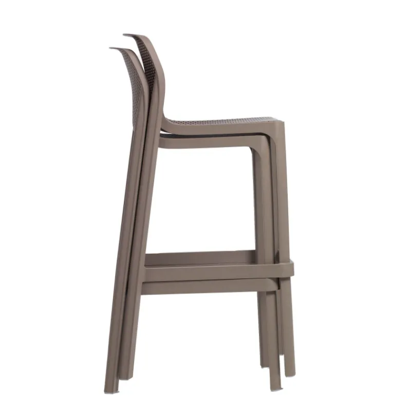 Net Tabouret haut empilable en polypropylène> Tabouret Snack (assise +/- 65 Cm)|Tabouret De Bar (assise +/- 80 Cm)