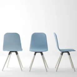 Cancio Nuba Chaise scandinave en synthétique et bois> Chaise De Cuisine|Chaise De Salle à Manger