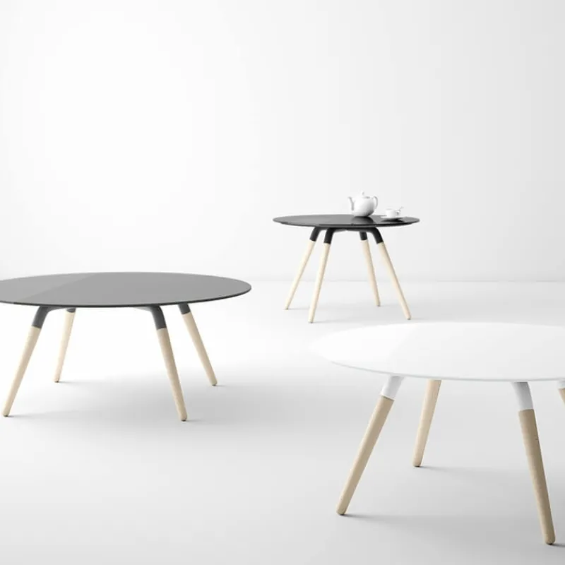 Cancio Nuba mini verre Table de salon design ronde en verre> Table De Salon