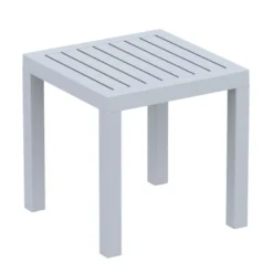 Ocean Side Table basse d’appoint carrée en résine pour jardin><noscript><img width=