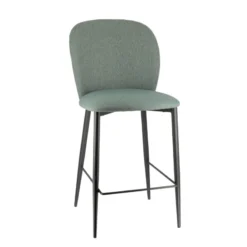 Europea Odette Tabouret snack moderne en tissu avec pieds en métal> Tabouret Snack (assise +/- 65 Cm)|Tabouret De Bar (assise +/- 80 Cm)