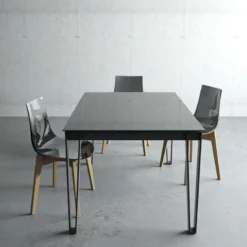 Cancio Okaso Table design en verre pour salle à manger> Table De Salle à Manger