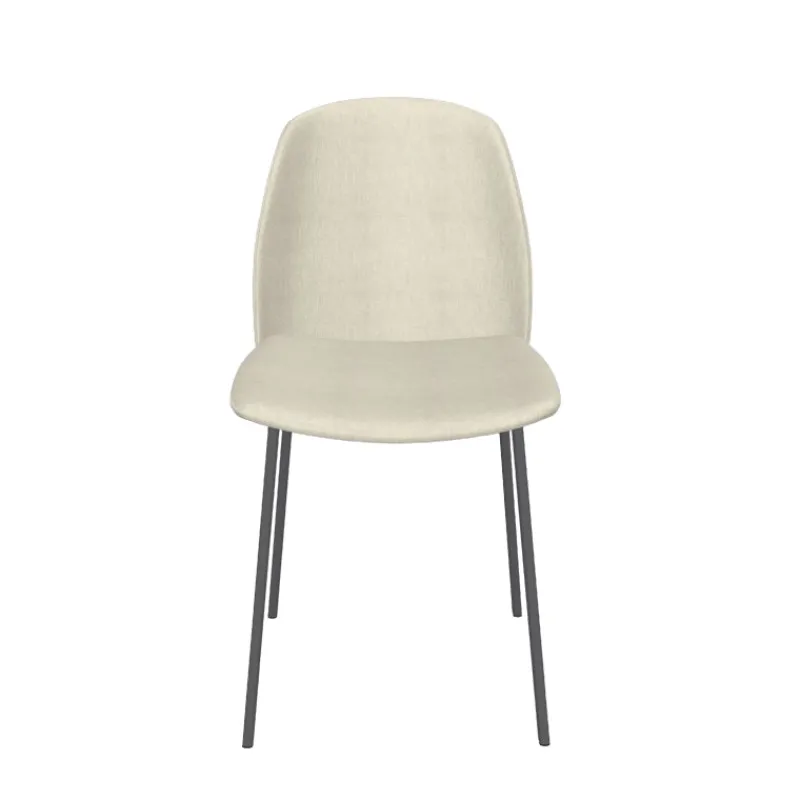 Perfecta Olivia Chaise tendance en tissu et pieds métal> Chaise De Salle à Manger|Chaise Salon