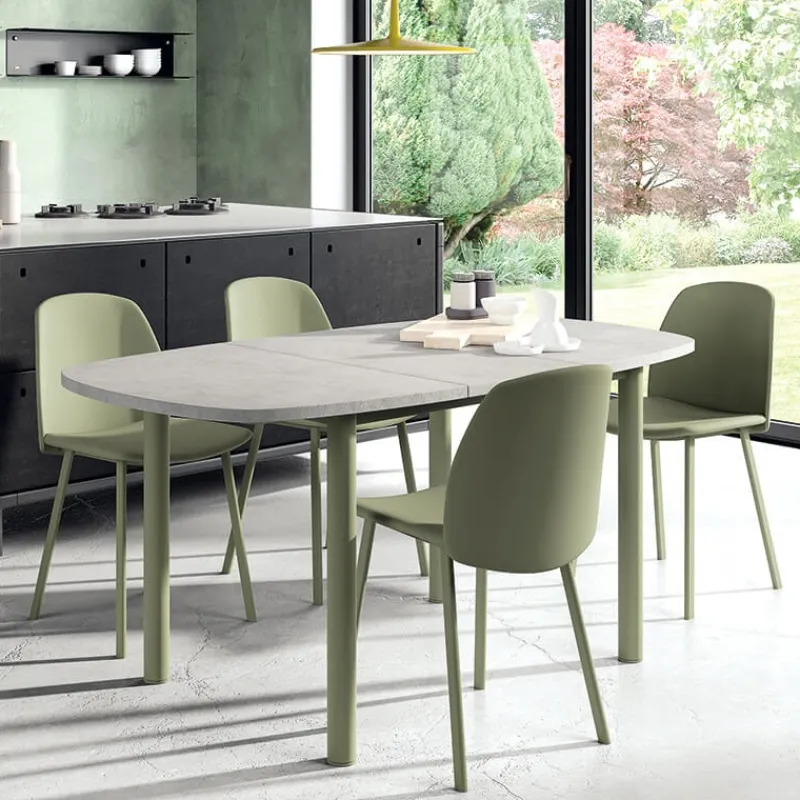 Perfecta Olivia Chaise tendance rembourrée en simili avec pieds en métal> Chaise De Cuisine|Chaise De Salle à Manger