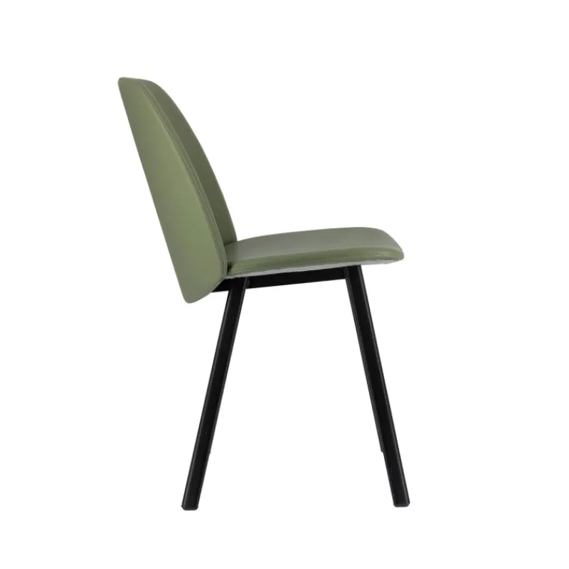 Perfecta Olivia Chaise tendance rembourrée en simili avec pieds en métal> Chaise De Cuisine|Chaise De Salle à Manger