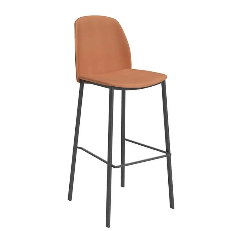 Perfecta Olivia Tabouret de bar tendance rembourré en simili> Tabouret De Bar (assise +/- 80 Cm)