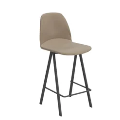 Perfecta Ona Tabouret moderne rembourré en simili hauteur snack> Tabouret Snack (assise +/- 65 Cm)|Tabouret De Bar (assise +/- 80 Cm)
