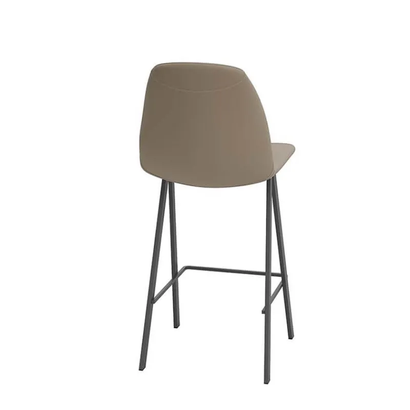 Perfecta Ona Tabouret moderne rembourré en simili hauteur snack> Tabouret Snack (assise +/- 65 Cm)|Tabouret De Bar (assise +/- 80 Cm)
