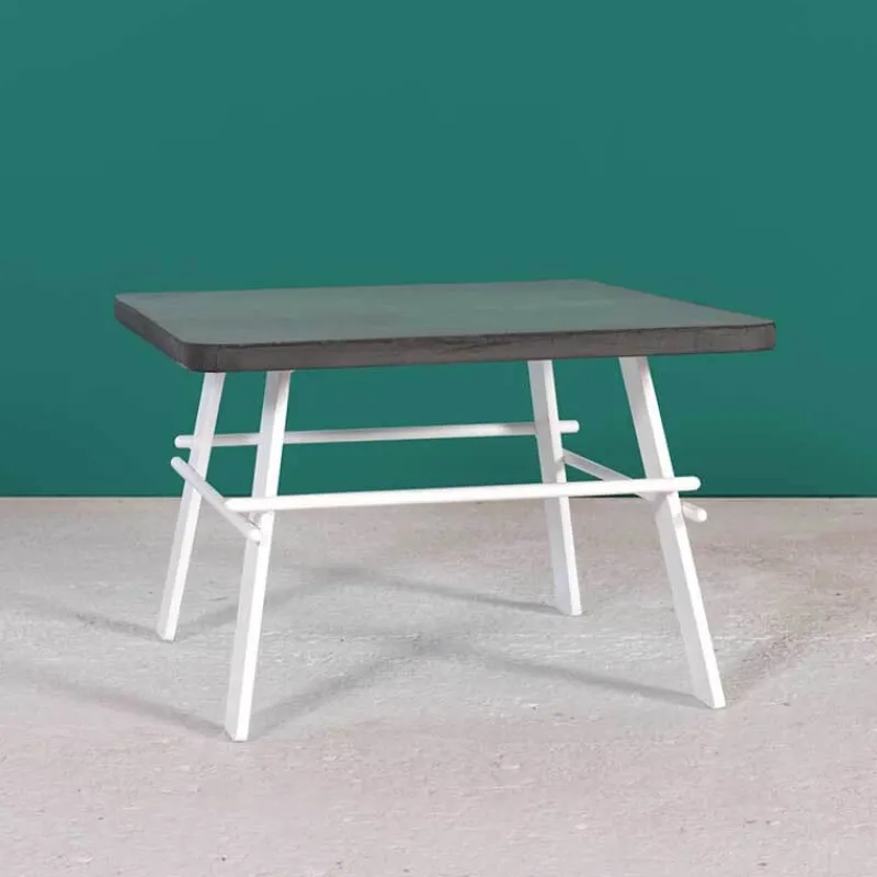 Neoh Opale Table basse design carrée en béton ciré fabrication française> Table De Salon
