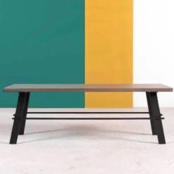 Neoh Opale Table basse design rectangulaire en béton ciré made in France><noscript><img width=