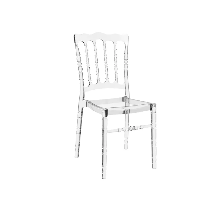 Opera Chaise Napoléon empilable revisitée en polycarbonate transparent> Chaise De Cuisine|Chaise De Salle à Manger