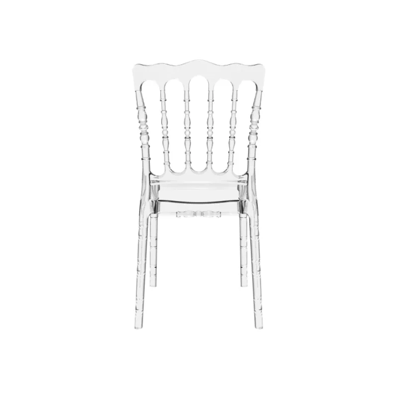 Opera Chaise Napoléon empilable revisitée en polycarbonate transparent> Chaise De Cuisine|Chaise De Salle à Manger