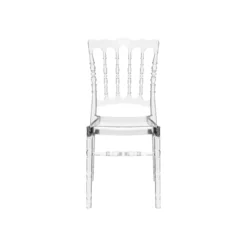 Opera Chaise Napoléon empilable revisitée en polycarbonate transparent><noscript><img width=