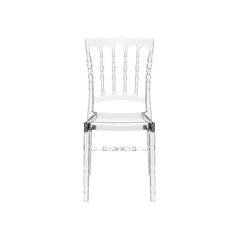 Opera Chaise Napoléon empilable revisitée en polycarbonate transparent> Chaise De Cuisine|Chaise De Salle à Manger