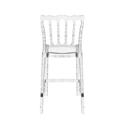 Opera Tabouret snack empilable style Napoléon en polycarbonate transparent><noscript><img width=