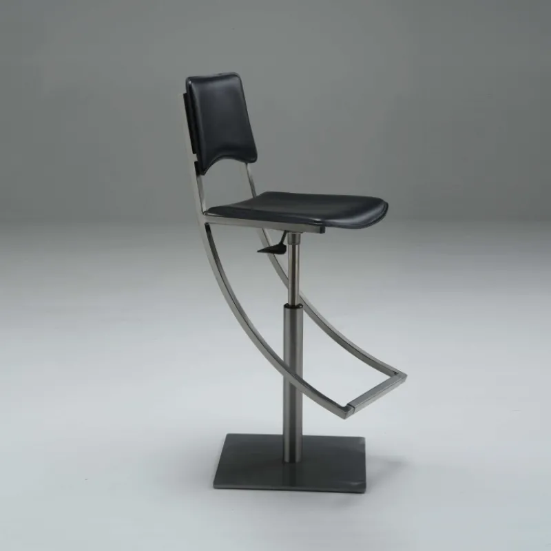 Carrier Ophélie ® Tabouret réglable en métal et croûte de cuir> Tabouret Snack (assise +/- 65 Cm)|Tabouret De Bar (assise +/- 80 Cm)