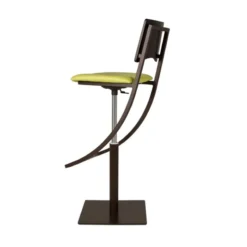 Carrier Ophélie ® Tabouret réglable en métal et synthétique dossier bois wengé><noscript><img width=