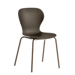 OPS ! Connubia© Chaise italienne empilable en polypropylène avec pieds en métal> Chaise De Cuisine|Chaise De Salle à Manger