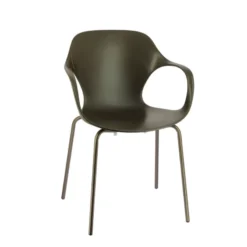 OPS ! Connubia© Fauteuil design italien empilable en polypropylène avec pieds en métal><noscript><img width=