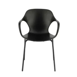 OPS ! Connubia© Fauteuil design italien empilable en polypropylène avec pieds en métal><noscript><img width=