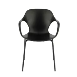 OPS ! Connubia© Fauteuil design italien empilable en polypropylène avec pieds en métal><noscript><img width=