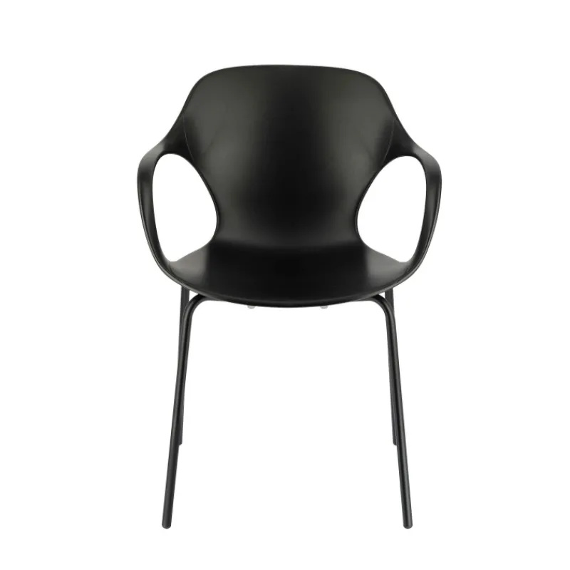 OPS ! Connubia© Fauteuil design italien empilable en polypropylène avec pieds en métal> Chaise De Cuisine|Chaise De Salle à Manger
