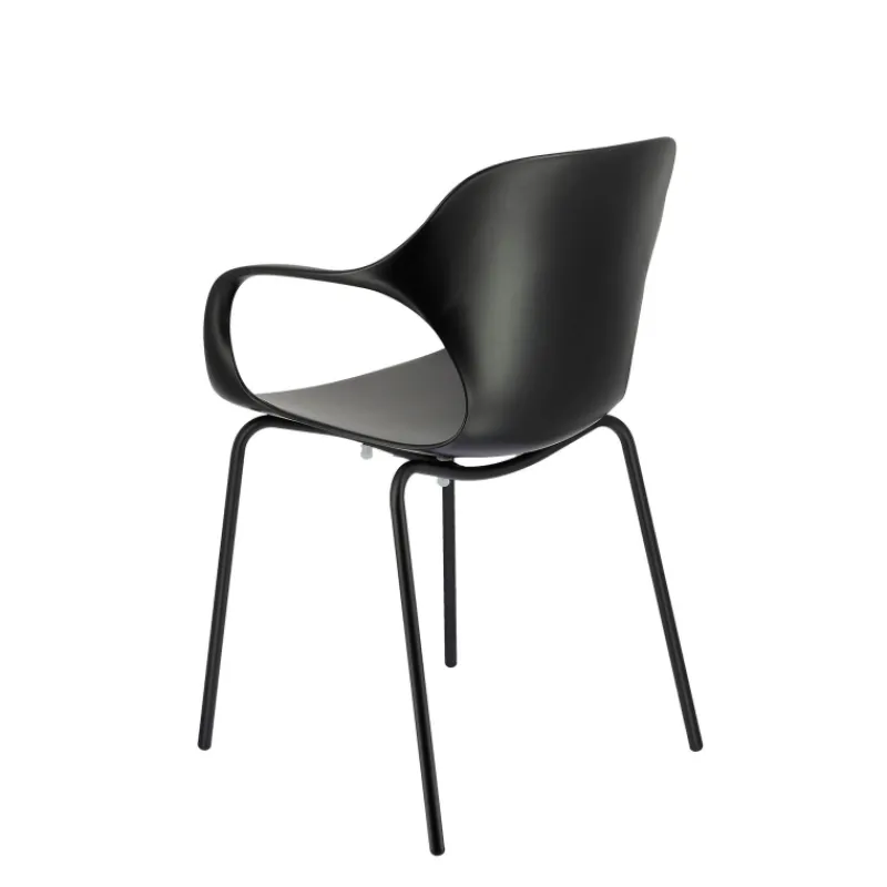 OPS ! Connubia© Fauteuil design italien empilable en polypropylène avec pieds en métal> Chaise De Cuisine|Chaise De Salle à Manger