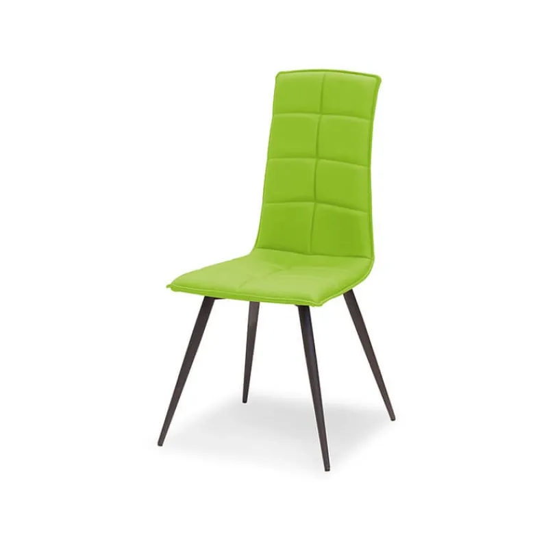 Europea Oregon Chaise matelassée italienne avec pieds en métal> Chaise De Cuisine|Chaise De Salle à Manger