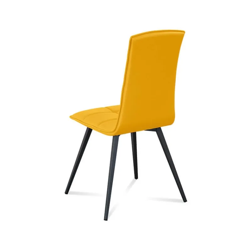 Europea Oregon Chaise matelassée italienne avec pieds en métal> Chaise De Cuisine|Chaise De Salle à Manger