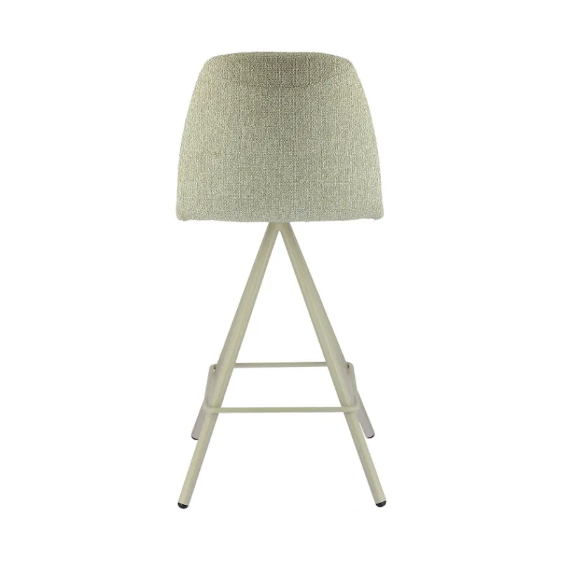 Perfecta Osaka Tabouret snack moderne en tissu et pieds métal> Tabouret Snack (assise +/- 65 Cm)|Tabouret De Bar (assise +/- 80 Cm)
