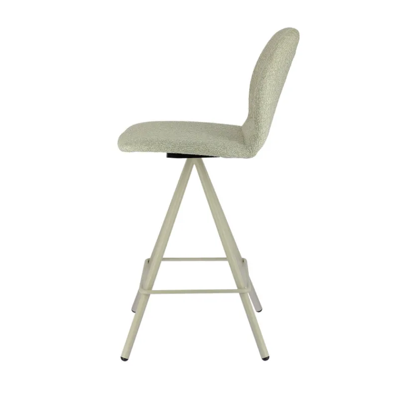 Perfecta Osaka Tabouret snack moderne en tissu et pieds métal> Tabouret Snack (assise +/- 65 Cm)|Tabouret De Bar (assise +/- 80 Cm)
