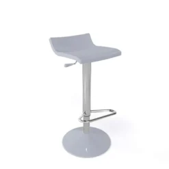 Over T Tabouret moderne réglable en hauteur et tournant sans dossier> Tabouret Snack (assise +/- 65 Cm)|Tabouret De Bar (assise +/- 80 Cm)