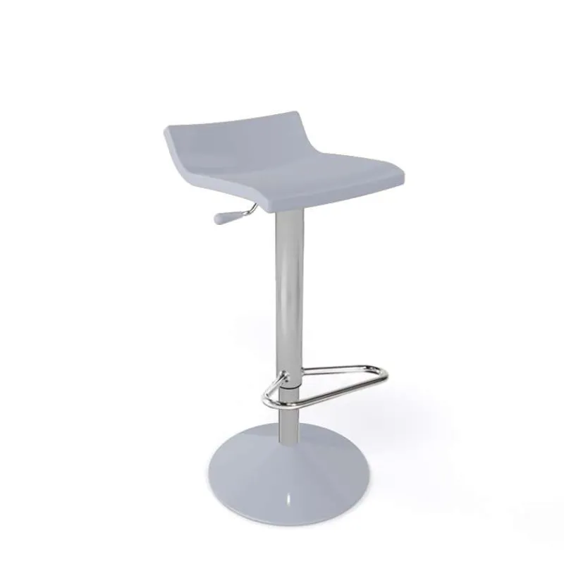 Over T Tabouret moderne réglable en hauteur et tournant sans dossier> Tabouret Snack (assise +/- 65 Cm)|Tabouret De Bar (assise +/- 80 Cm)
