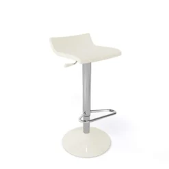 Over T Tabouret moderne réglable en hauteur et tournant sans dossier> Tabouret Snack (assise +/- 65 Cm)|Tabouret De Bar (assise +/- 80 Cm)