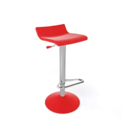 Over T Tabouret moderne réglable en hauteur et tournant sans dossier><noscript><img width=