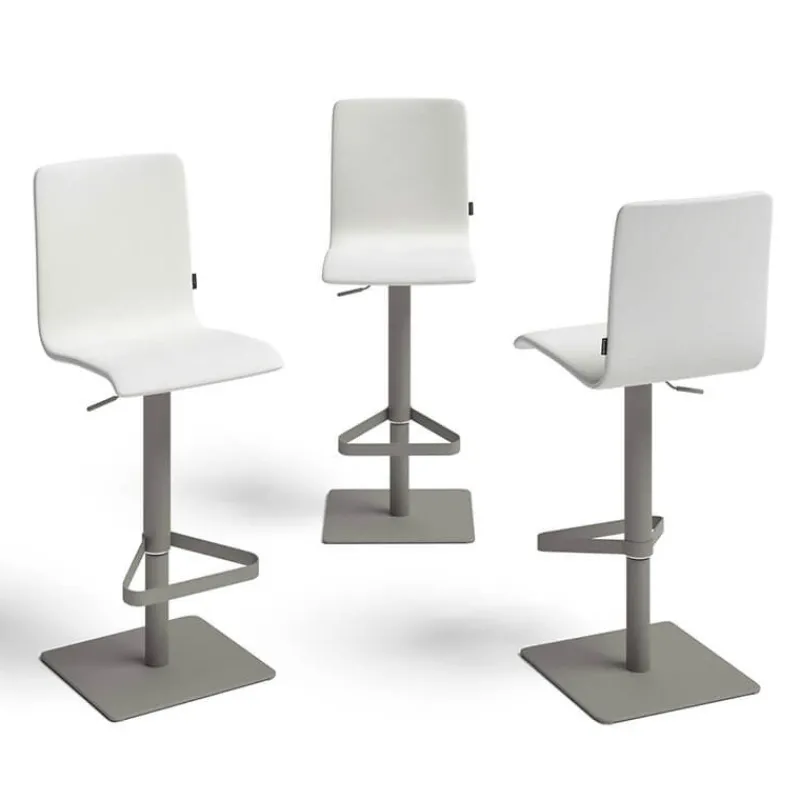 Cancio Palma Tabouret réglable contemporain rembourré> Tabouret Snack (assise +/- 65 Cm)|Tabouret De Bar (assise +/- 80 Cm)