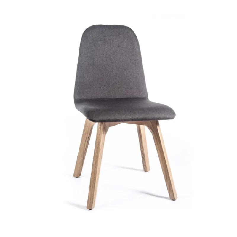 Sessio Pandora Chaise de salle à manger moderne en tissu et bois> Chaise De Salle à Manger|Chaise Salon