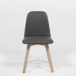 Sessio Pandora Chaise de salle à manger scandinave en synthétique et bois> Chaise De Cuisine|Chaise De Salle à Manger