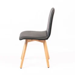 Sessio Pandora Chaise rembourrée avec pieds coniques en bois><noscript><img width=