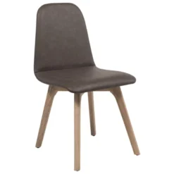 Sessio Pandora diamant Chaise de séjour moderne matelassée en synthétique et bois> Chaise De Cuisine|Chaise De Salle à Manger